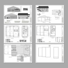 60×50 Apartment with 2-Car 2-RV Garage – PDF FloorPlan – 1,648 sqft – Model 2D