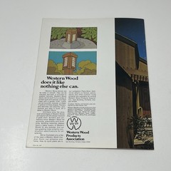 1960’s Western Wood Products The Outdoor Room House Design Idea Dealer Brochure