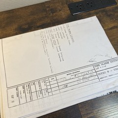 Large Foldout Architectural Blueprint Super 8 Motel Uniontown PA Y2K 36×24
