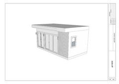 Custom Cabin House Plan 23’11”x12’11” CAD File,PDF (Office or House can use)