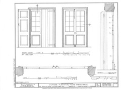 Country Style Southern Plantation home, brick-wood design, porch printed plans