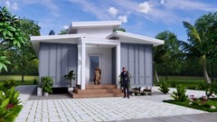 3 High Cub Container 24×40 Feet 2 Beds 1 Bath Shed Roof PDF (A4 Hard Copy)