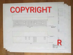 Brighton House Plan 1,512 SQFT 3 BED 2 BATH Ranch Printed House Plan Set