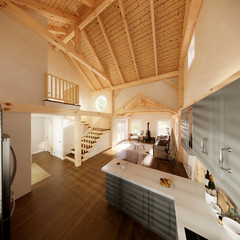 18′ x 32′ Timber Fame Cabin Full Plan Set