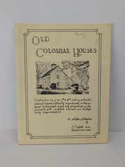 Old Colonial Houses 32 Plans Blueprints by Evan Pollitt PB