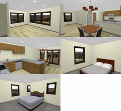 60×48 Apartment with 2-Car 2-RV Garage – PDF FloorPlan – 1,604 sqft – Model 1A
