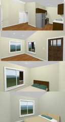 30×40 Duplex — 2 Bedroom 1 Bath — 1,200 sq ft — PDF Floor Plan — Model 4