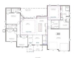 2300 sq.ft., 4 Bedroom, 3 Bath, 2-car garage – Craftsman Home / House Plan