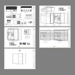 46×48 House – 3 Bedroom 2 Bath 1 RV – 1,157 sqft – PDF Floor Plan – Model 3A