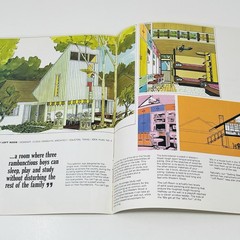 1960’s Western Wood Products More Family Room House Design Idea Dealer Brochure