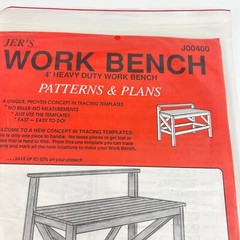 Jer’s Patterns & Plans Work Bench 4 feet Heavy Duty J00400