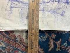 Vtg Moose Head Country Log Home Plans Full Set Blueprint Farmhouse 1980s Maine