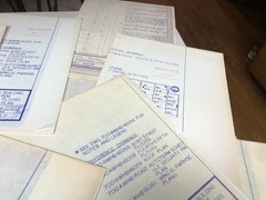 14 Vintage Firestone Tire And Rubber Blue Prints Rare 1980’s