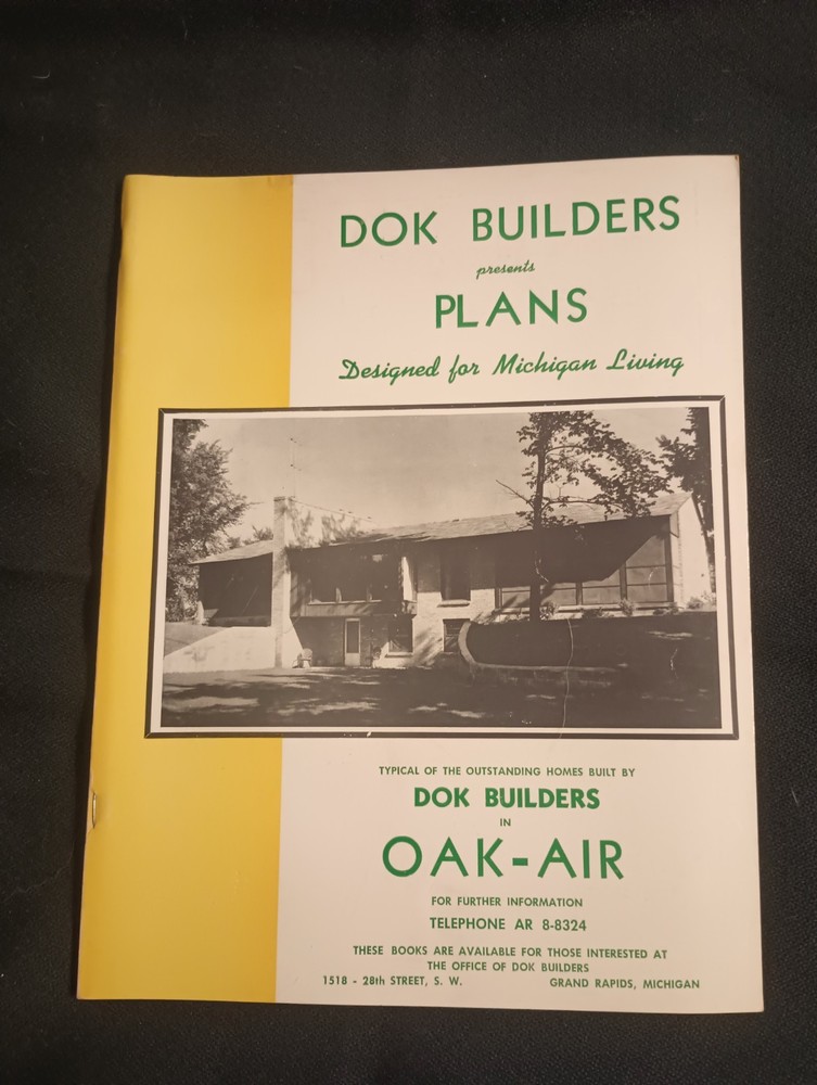 1952 Dok Builders 55 Home Plans Grand Rapids Michigan