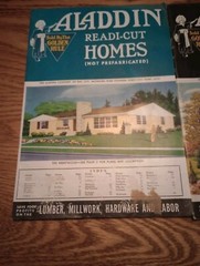 2 “ALADDIN READI-CUT HOMES”. HOUSE PLANS “PRE-CUT” & SHIPPED-HOME KIT 1949 1951