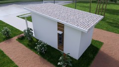 10×20 Ft Small House Plan | 1 Bed 1 Bath | 3x6m PDF + A4 Hard Copy and Cad files