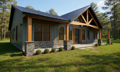 2,080 Sqft (Living) Modern Farm House with – 3 Bedrooms and 2 Baths no Garage