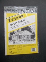 Ucando Sport Cabin Plans – 24×24 2 Bedroom Small House/Cabin Plans – Mid 1990s