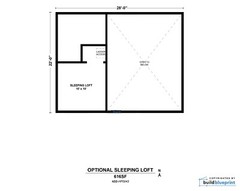 22×28 Lean Modern Cabin Custom Architectural Plans 616SF – PDF Download