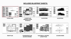 Country Estate Farmhouse House Plan – 2305 SF, 4 Bed 3 Bath – Modern Open Floor