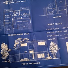 HOUSE OF THE WEEK STUDY PLAN. VINTAGE AP NEWSFEATURES, ARCHITECT DESIGNED HOUSES