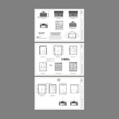 20×24 2-Car Garage — 480 sq ft — PDF Floor Plan — Model 10