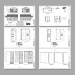 36×50 Apartment 1-Car 1-RV Garage — PDF Floor Plan — 1,217 sqft — Model 1A