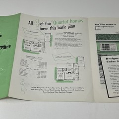 1960s The Certigrade Quartet Of Homes House Home Blueprint Plan Catalog Brochure