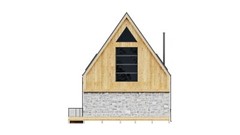 35’x65′ 4 Beds, 4 Bath Double A-Frame Architectural Build Plans PDF Download