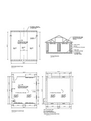 22’X24′- 24’X22′ GARAGE PLANS GABLE ROOF GABLE END GARAGE PLANS 19-2224-GBL-7
