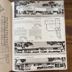 Vintage 1949 MCM Mid Century Home Hotels Apartment Plans Designs Catalog