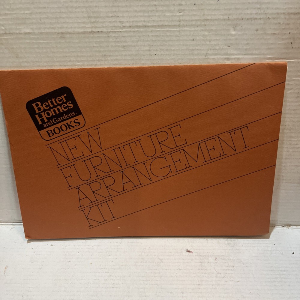 Rare Unused Vintage 1981 Better Homes And Gardens New Furniture Arrangement Kit!