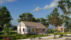 DIY Tiny Home Plans | 3 Bedroom Single Story 26×33 | 858sqft | Cottage