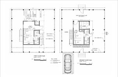 36’x36′ Screened House Plans – Modern Design with Insect Screening, Timber Posts