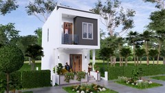Small House Plan 4×7 M 13×23 Feet 2 Beds PDF Plan PDF Full Plan (A4 Hard Copy)