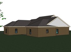 Abbigale 2161G 1 BRICK home, house plan 4 beds, 2.5 baths PDF