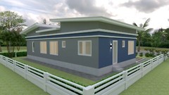 49×36 Modern Home Plan 15×11 Meter 3 Bedrooms PDF Full Plans (A4 Hard Copy)