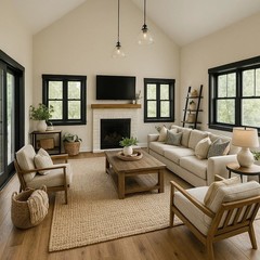 Barndominium House Plan Design 1054 SF 1 Bed 1 Bath Loft- Drawings Blueprints