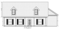 Blanche_1415G-4, 1/2 brick, 3 bed / 2 bath , 2 car garage, future upstairs, PDF