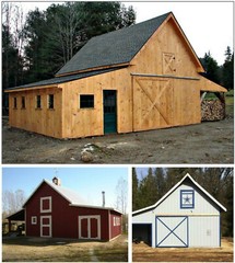 44 All Purpose Pole-Barn Designs with Lofts – Complete Construction Plans (B7)