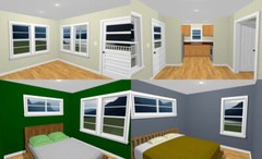 30×20 House — 2 Bedroom 1 Bath — 600 sq ft — PDF Floor Plan — Model 2C