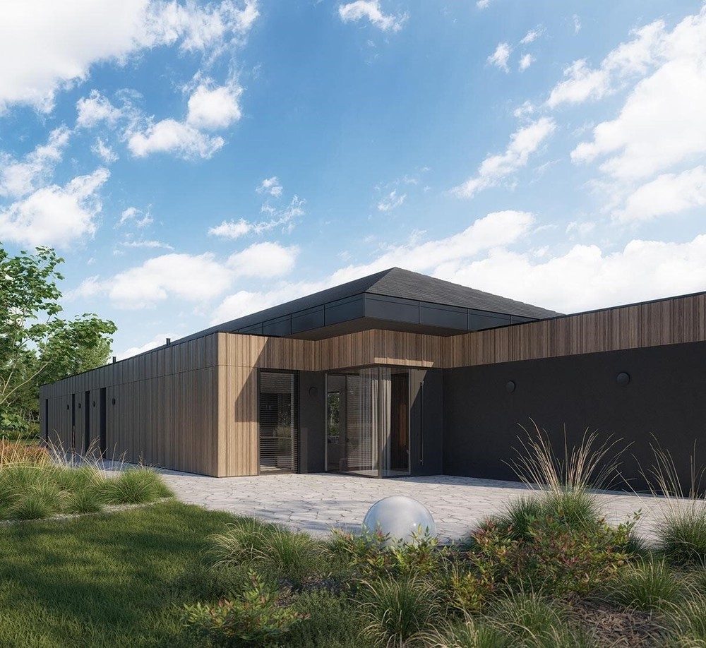 Modern House Plan, American Style House, Barndominium House, Farm House- İZMİR