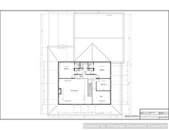 Full Set of two story 4 bedroom house plans 2,574 sq ft