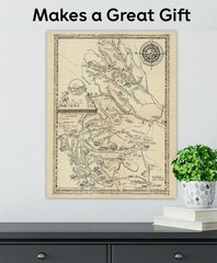 Philmont Scout Ranch Vintage Map 1948 Cimarron New Mexico Trail Plan