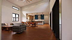 The Manhattan: Mid-Century 3 Bedrooms / 2.5 Baths 2,547 SF Design Blueprints