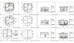 Small Home Design 6.5×6 Meter 22×20 Feet One Bed One Bath Shed (A4 Hard Copy)