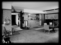 Frank Lloyd Wright’s Bogk House, brick Prairie Style – PRINTED PLANS