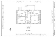 Traditional Brick Colonial Williamsburg Home, Architectural Plans, PRINTED plans