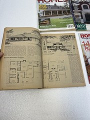 Vintage Home House Plans Magazines Lot x10 Blueprints Architectural Design Books