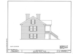 Federal Style Brick Home, southern style house plans, detailed blueprints